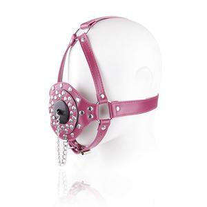 <span class=keywords><strong>BDSM</strong></span>ボンデージマウスギャグヘッドハーネスレザーヘッドギアマウスセックスハーネス - Product Image 5