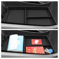 Boîte de rangement inférieure de commande centrale Sealion 07, accessoire en fibre de carbone, matériau ABS TPE pour BYD Sealion 7 EV