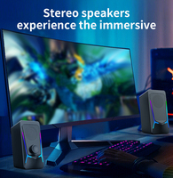 2.0 Usb Aangedreven Speaker Notebook Desktop Computer Geluidskwaliteit Super Multimedia Computer Usb Pc Speakers Met Verlichting