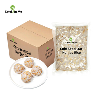 Ketoslim Mo Halal Foods Wholesale Precooked Instant Konjac Supplier Instant Rice Bulk Organic Job's Tears And Oatmeal Rice