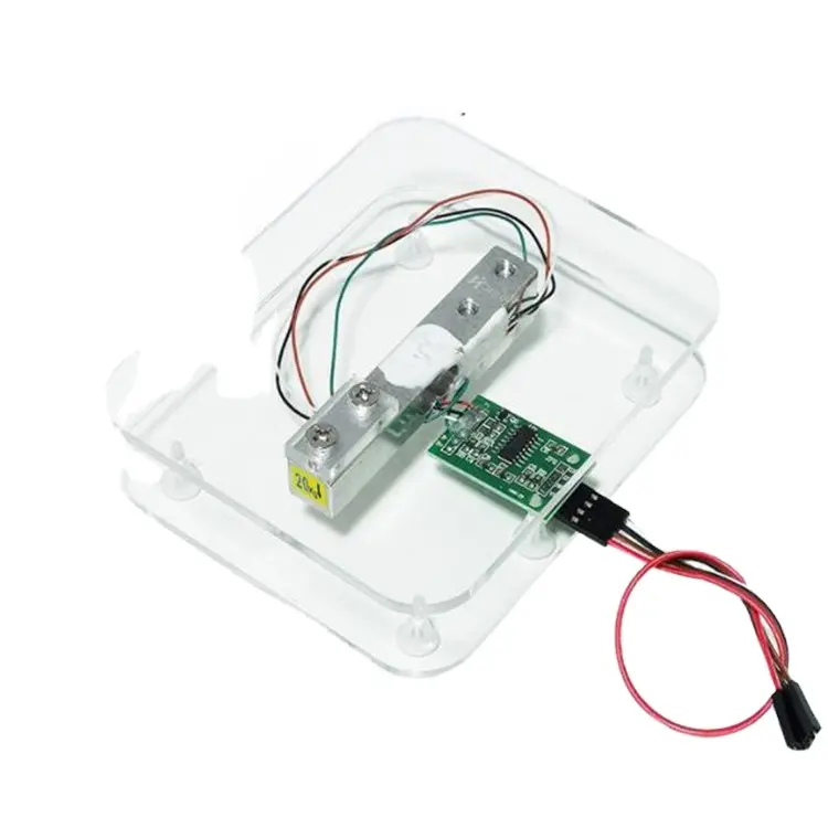 Square HX711 module + Pressure sensor set Weight sensor electronic scale module 1/5/10/20kg HX711