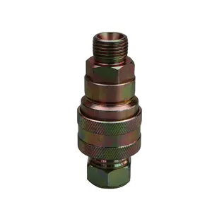 BZ-083 personalizzato 3/4 "BSP in acciaio al carbonio valvola a fungo ISO7241 esavalente cromo sale spray 72 ore a sgancio rapido tubo di accoppiamento