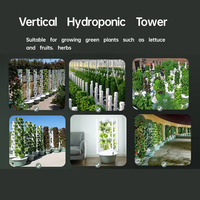 Systèmes hydroponiques de serres agricoles en gros, tours d'aéroponie verticales multicouches pour jardins