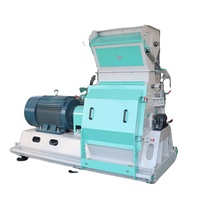 Broyeur à marteaux à haute capacité de type goutte d'eau, machine de broyage multifonctionnelle pour le maïs, le sorgho, le blé, les haricots, les aliments pour animaux