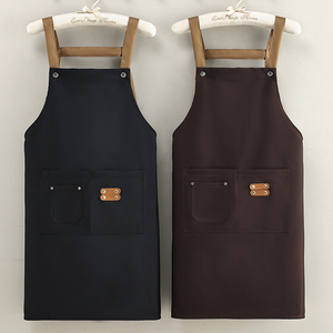 2023 New Biểu Tượng Tùy Chỉnh In Ấn Antifouling Vải Không Tay Eo Tạp Dề Cho Nam Giới Phụ Nữ Youbo Thương Hiệu Hộ Gia Đình Nấu Ăn Làm Việc Quần Áo - Product Image 4