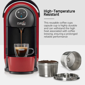 1 Pod 1 Tamper Wareset แคปซูลรีฟิลใช้งานร่วมกับ Caffitaly <span class=keywords><strong>Tchibo</strong></span> Cafissimo เครื่องชงกาแฟถ้วยฝักกาแฟแบบใช้ซ้ําได้ - Product Image 4