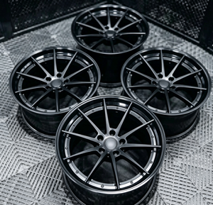 ล้อฟอร์จสั่งทำพิเศษ ล้อฟอร์จ 5x120 สีดำ ขนาด 17 18 19 20 21 22 23 24 นิ้ว ล้อรถยนต์ ล้อฟอร์จ - Product Image 2