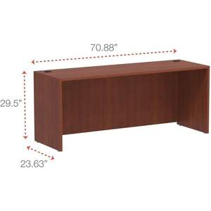 Buffet en bois Alera Valencia Series 72'' x 24'' x 29-1/2'' avec cadre/plateau en cerisier moyen - Product Image 4