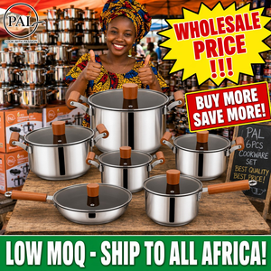Ensemble de <span class=keywords><strong>casseroles</strong></span> empilables en bois de noyer avec poignées, 6 tailles graduées (16-24 cm), comprenant faitout, casserole et poêle à frire, pour l'Afrique - Product Image 6