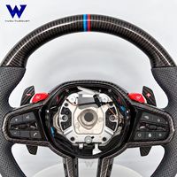 Harga Grosir untuk BMW E90 E91 E92 E93 M3 E82 E81 E87 E88 E70 E71 Setir Kulit Berlubang Serat Karbon Plug and Play