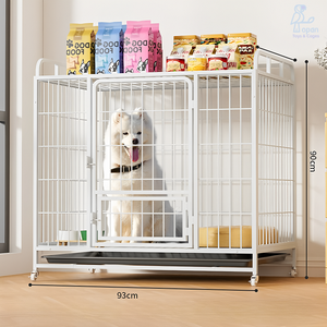 Precios de fábrica para jaulas para perros pequeños, medianos y grandes con inodoros y estantes de almacenamiento Jaulas para perros Labrador y Golden Retriever - Product Image 2