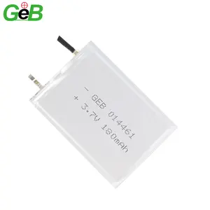 Rechargeable Li-polymer Lithium polymer Li-ion Ultra-thin 3.7v 180mah Lipo 1mm Super Ultra Thin Film Batteries Battery Cell