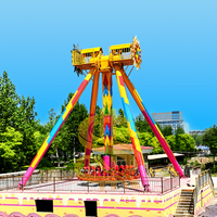 Manège de fête foraine extérieur, marteau rotatif à 180 degrés, mini parc d'attractions, grande balançoire pendulaire, fibre de verre + acier >500kg