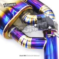 Auto Titanium Catback Résonateur Tuyau Valvetronic Silencieux Racing Sport Car Escape Pour Audi RS3/TTRS 2.5T 2017-2023