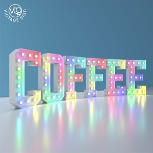 Letras Gigantes de 4 Pies con Luces LED Tipo Marquee en Venta Cerca de Mí - Product Image 4