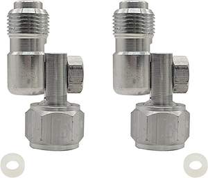 Grac 235486 Adaptador de junta giratoria de pistola de pintura sin aire de 180 grados con rosca de 7/8 pulgadas - Product Image 3