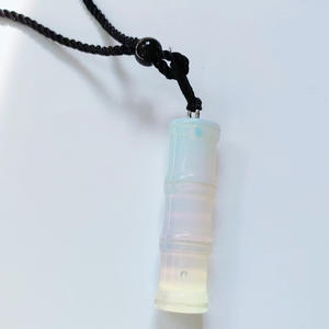 Collar con Colgante de Cuerda Tejida con Amatista de Cristal, Diseño Moderno, Serie de Colgantes Elegantes - Product Image 6