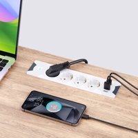 Nouveau design de prise de bureau créative prise cachée 4AC prises de rallonge intégrées avec prise multifonction USB-A et TYPE-C