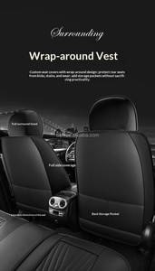 Fundas <span class=keywords><strong>de</strong></span> Asiento <span class=keywords><strong>de</strong></span> Coche <span class=keywords><strong>de</strong></span> Cuero Rojo y Negro 360 °   Soporte Lumbar Completo <span class=keywords><strong>para</strong></span> Todo Clima <span class=keywords><strong>para</strong></span> <span class=keywords><strong>Toyota</strong></span> <span class=keywords><strong>Corolla</strong></span>, Camry, RAV4, Yaris - Product Image 4