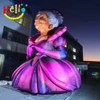 Décoration de parc de conte de fées reine gonflable personnalisée dessin animé fée sorcière grand-mère
