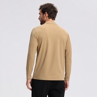 Magliette da Corsa a Manica Lunga con Mezza Zip, Design OEM ODM, Tessuto Elastico Traspirante ad Asciugatura Rapida, Alta Qualità, Logo Personalizzato