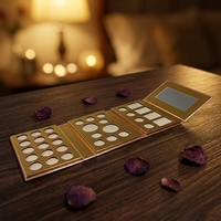 Palette à paupières magnétique vide personnalisable avec logo, emballage de maquillage DIY en gros