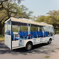 Bus touristique avec cabine entièrement ouverte pour l'hôtel et la navette du campus