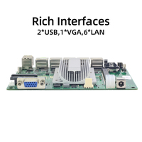 Firewall Pfsense MainBoard AES-NI J1900 J1800 Prosesor VGA USB 4 Port Ethernet Motherboard Router untuk VPN