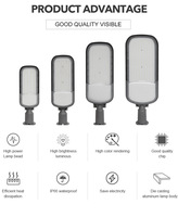 Lampadaire extérieur haute luminosité 100W IP65 étanche avec support réglable pour éclairage secondaire routier