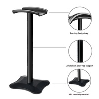 Support pour casque, bureau d'ordinateur, alliage d'aluminium, support pour casque de jeu