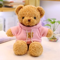 En gros, Adorable Ours en Peluche Rembourré de Coton PP, Jouet en Peluche, Coussin Animal en Peluche, Cadeau de Mariage pour Enfants
