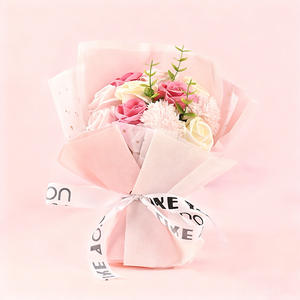 Cadeau pour la fête des mères, bouquet de roses, savon en forme de œillet haut de gamme, cadeau pour la fête des déesses - Product Image 5