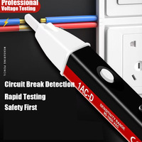 Factory Direct Voltage Tester 1AC-D Measuring Pen, Electrical specialized Non-contact Induction Measuring Pen for Electricians