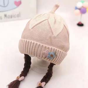 Gorro de Punto Acrílico Súper Lindo con Orejeras para Bebé, Diseño de Princesa, para Navidad, Otoño e Invierno - Product Image 4