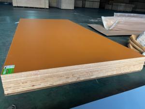 高品質で環境に優しい4x8フィート（2440x1220mm）15/18mm ENFグレードユーカリ/モミ材コアメラミン化粧ブロックボード（キッチン用） - Product Image 2