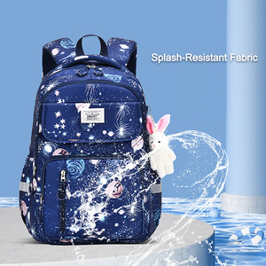 <span class=keywords><strong>Sac</strong></span> à dos scolaire pour enfants, garçons et filles, grande capacité, imperméable, avec fermeture éclair, style dessin animé, avec ceinture à coussin d'air - Product Image 6