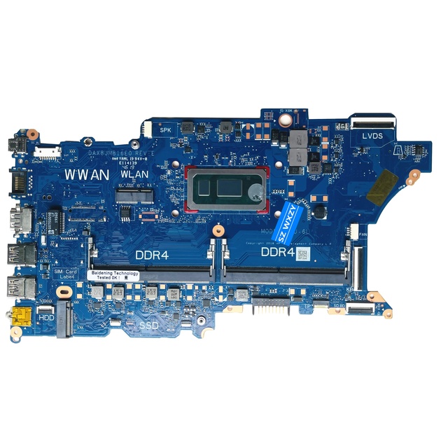 For HP ProBook 440 450 G6 Laptop Motherboard With SRFG1 Pentium 5405U L44887-001 L44887-601 DAX8JMB16E0 MB 100% Tested Fast Ship