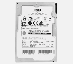 Disque dur haute efficacité pour <span class=keywords><strong>HGST</strong></span>/Hitachi 600 Go HUC156060CS4200 0B31604/B31604 15 000 tr/min 12 Go/s SAS 2,5 pouces, lecteur de serveur de données - Product Image 1