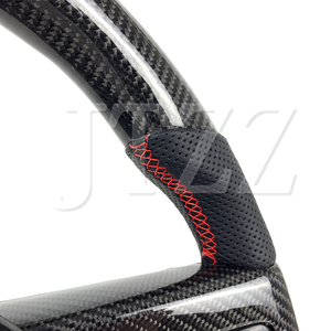 2004-2013 pour Ford Mustang ST <span class=keywords><strong>RS</strong></span> GT350 <span class=keywords><strong>500</strong></span> volant de voiture en cuir de Fiber de carbone personnalisé intérieur automobile - Product Image 3