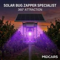 Ampoule LED UV DC 12V 24V 48V 60V 85V, lumière de maïs à 360 degrés pour piège à insectes solaire, lampe de ferme hors réseau à télécommande