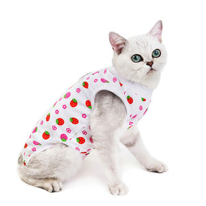 Vêtements pour animaux de compagnie, chiens et chats, motifs adorables, coton doux, vêtements pour chats après chirurgie - Product Image 5