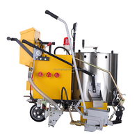 Machine de marquage routier portable, petit équipement de marquage de lignes routières pour les travaux communautaires et les parkings