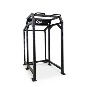 Station de <span class=keywords><strong>musculation</strong></span> polyvalente en acier robuste : Rack à squats, support de développé couché, cage de <span class=keywords><strong>musculation</strong></span>, barre de traction, crochets en J réglables pour usage domestique et commercial - Product Image 4