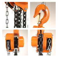 Palans à chaîne manuels WEMAX, capacité de 2 à 3 tonnes, métal, vitesse de levage de 6 m/min, fonctionnement au sol, garantie d'un an