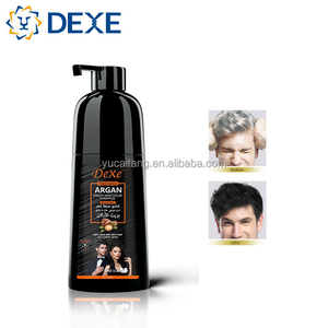 <span class=keywords><strong>Shampoo</strong></span> colorant capillaire rapide à l'huile d'argan personnalisé <span class=keywords><strong>DEXE</strong></span> Cinema Private Label, colorant capillaire noir rapide, shampooing pour cheveux blancs à noirs - Product Image 2