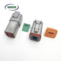 Connecteur TE Connectivity DEUTSCH W12S Wedgelock pour la série DT, prise 12 voies, vert, PBT TPA, automobile, pour faisceau de câbles