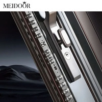 Portes d'entrée extérieures personnalisées, portes blindées en aluminium, solutions complètes, portes d'entrée en métal