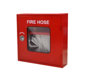 Solid Indoor Use FullSet Red Fire Hose Box / Fire Hose Cabinet