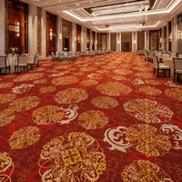 Tapis de sol commercial moderne en laine Axminster et nylon, ignifuge et résistant, pour la commodité des chambres d'hôtel