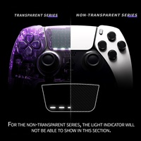 Coque de boîtier de contrôleur eXtremeRate coque avant personnalisée pour contrôleur Dualsense PS5 Edge